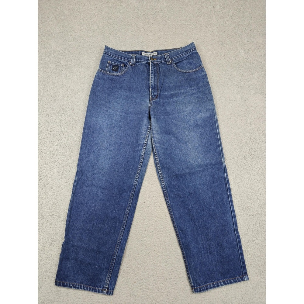 Vintage‎ Claudio Nucci Jeans Mens 36x29 Blue Denim Baggy Straight Russia 90s